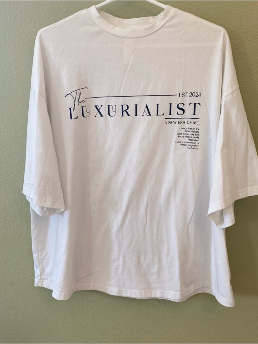 Small - The Luxurialist White Graphic Tee